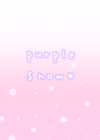 purple pink snow