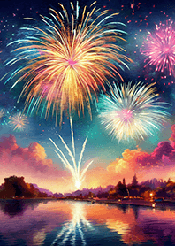 Beautiful Fireworks Theme#390