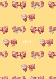 ribbon03 on brown & yellow