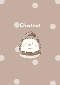 Hedgehog and Chestnut -brown- dot