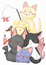 猫詰め４