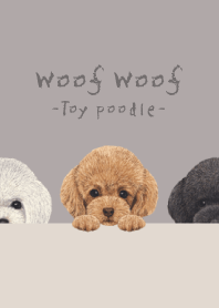 Woof Woof - Toy poodle - GRAY