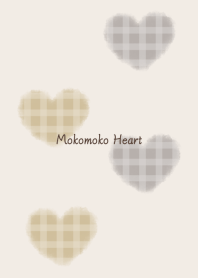 Mokomoko Heart -beige brown- Nordic 2