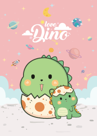 Dinos Love Galaxy Pink