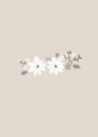 Monotone flower - Brown