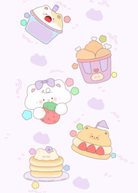 strawberry white bear1