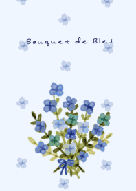 bouquet of blue