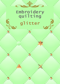 Embroidery quilting(glitter)