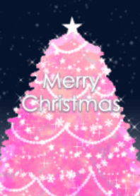 Pink christmas tree