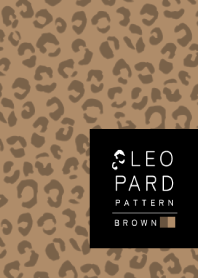 LEOPARD PATTERN -BROWN-