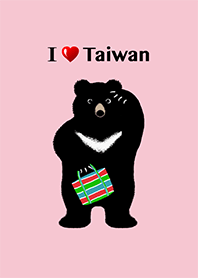 我愛台灣 ❤︎ 黑熊與茄芷袋. 11 無底紋