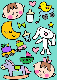 ベビー ターコイズブルー