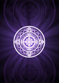 Universal mandala art Purple