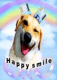 Lucky Dog Happy Smile