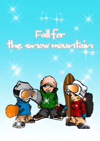 Fall for the snow mountain