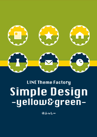 simple design -yellow&green-