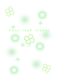 Green four leaf clover