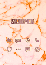 SIMPLE MARBLE Pink Beige
