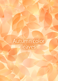 Autumn color leaves