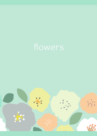 flower and flower on BG