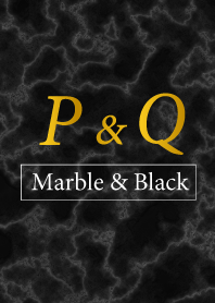P&Q-Marble&Black-Initial