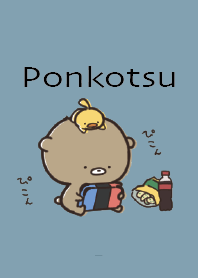 Beige Blue : What ? Bear Ponkotsu 3