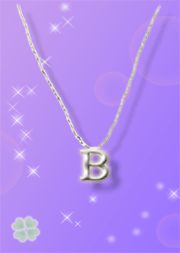 initial B(four Leaf Clover)