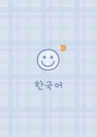 Korea Plaid<Moon>blue