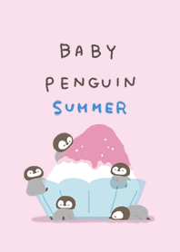 あかちゃんペンギンとかき氷#pop