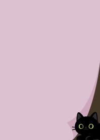 corner black cat_purple1