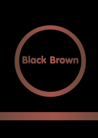 Simple Black Brown (Circle)
