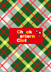 Check Pattern Cloth Christmas colors