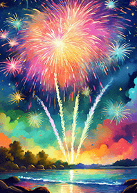 Beautiful Fireworks Theme#527