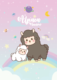 Alpaca Rainbow Galaxy Pastel