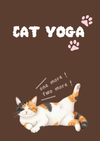 Cat doing yoga_a6