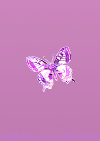Pink crystal butterfly