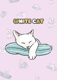 whitecat1 / periwinkle