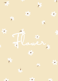 petite flower w / pale yellow