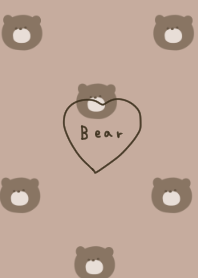 いっぱいクマちゃん。ベージュ。