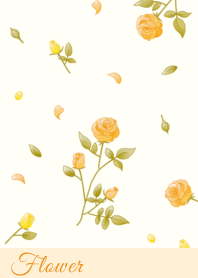 Flower 002-2 (rose/Orange)