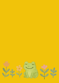 Frogs heal01 on yellow