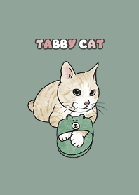 creamtabby1 / dusty green