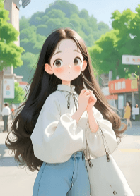 Cute Girl in the City V.3