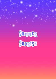 Summer sunrise(simple gradation)