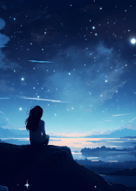 漂亮的夜晚星辰海岸