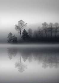 Peaceful lake, a comfortable day 09868E