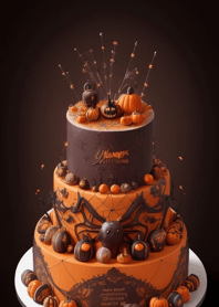 Halloween cake D1A13c