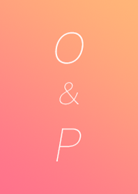 オレンジとピンク