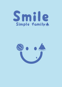 Smile & suika Baby blue