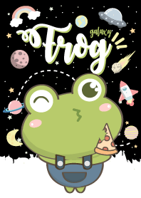 กบน้อยท่องเที่ยวกาแลคซี่ สีดำ